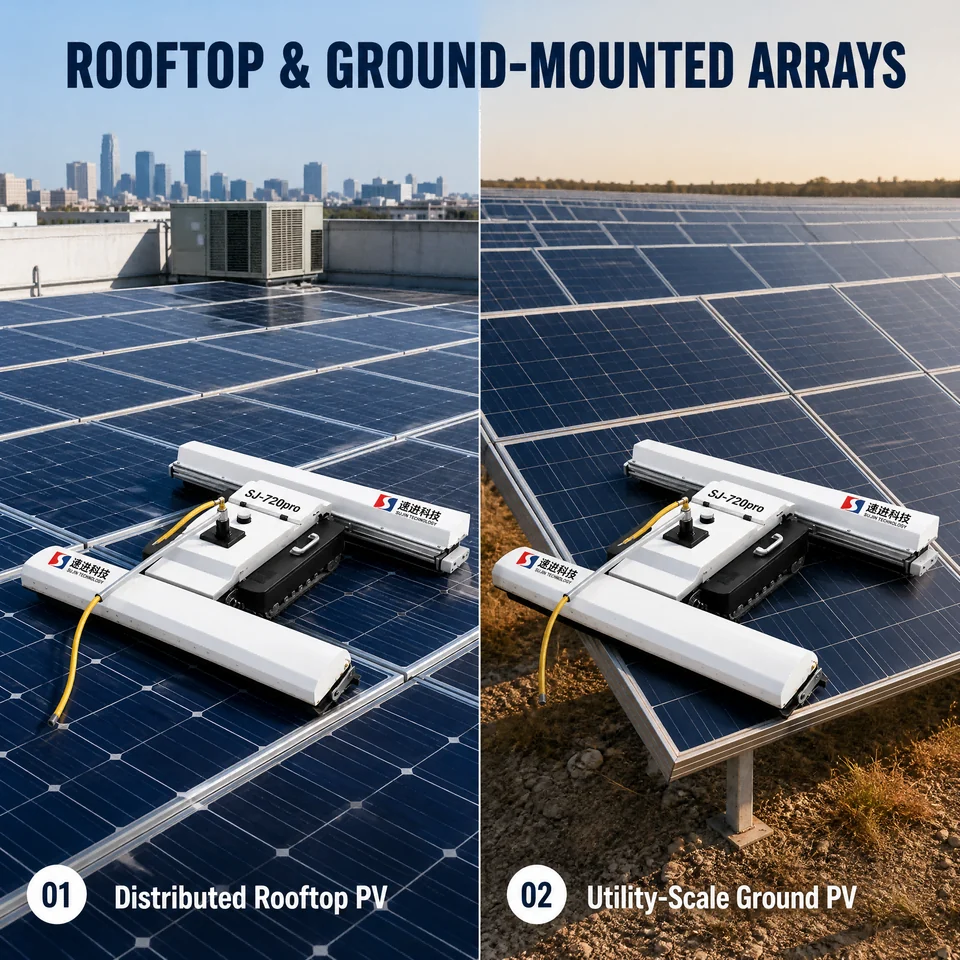 S-120 Solar Panel Cleaning Robot Series